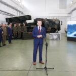 19.09.2019 Skarżysko - Kamienna. Podpisanie umowy  na dostawę dla wojska pocisków rakietowych Feniks. Minister Obrony Narodowej Mariusz Błaszczak / Jarosław Kubalski / Radio Kielce