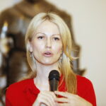 23.09.2019 Kielce. Magdalena Ogórek podczas spotkania autorskiego w Muzeum Narodowym / Jarosław Kubalski / Radio Kielce