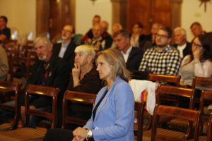 23.09.2019 Kielce. Magdalena Ogórek podczas spotkania autorskiego w Muzeum Narodowym / Jarosław Kubalski / Radio Kielce