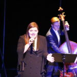 25.09.2019 Kielce. Mała scena KCK. Memorial To Miles. Michalska & Jarzmik Quintet w składzie: Patrycja Michalska - wokal, Adam Jarzmik - fortepian, Kuba Łępa - saksofon, Mateusz Szewczyk - kontrabas i Stefan Raczkowski - perkusja / Jarosław Kubalski / Radio Kielce