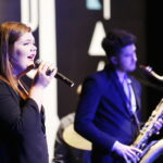 25.09.2019 Kielce. Mała scena KCK. Memorial To Miles. Michalska & Jarzmik Quintet w składzie: Patrycja Michalska - wokal, Adam Jarzmik - fortepian, Kuba Łępa - saksofon, Mateusz Szewczyk - kontrabas i Stefan Raczkowski - perkusja / Jarosław Kubalski / Radio Kielce