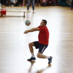 25.09.2019 Kielce. Europejski Dzień Sportu. Mecz pomiędzy zespołami Kuratorium Oświaty w Kielcach i Urzędu Marszałkowskiego Województwa Świętokrzyskiego w hali sportowej VI LO / Jarosław Kubalski / Radio Kielce