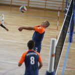 25.09.2019 Kielce. Europejski Dzień Sportu. Mecz pomiędzy zespołami Kuratorium Oświaty w Kielcach i Urzędu Marszałkowskiego Województwa Świętokrzyskiego w hali sportowej VI LO / Jarosław Kubalski / Radio Kielce