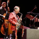 27.09.2019 Kielce. Duża scena KCK. Festiwal Memorial To Miles. Zbigniew Namysłowski Quintet w składzie: Zbigniew Namysłowski - saksofon, Jacek Namysłowski – puzon, Sławomir Jaskułke – fortepian, Michał Kapczuk – bas oraz Patryk Dobosz – perkusja / Jarosław Kubalski / Radio Kielce