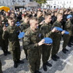 27.09.2019 Kielce. Ślubowanie klas mundurowych ZDZ / Jarosław Kubalski / Radio Kielce