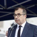 27.09.2019 Kielce. Ślubowanie klas mundurowych ZDZ. Dyrektor ZDZ w Kielcach Zbigniew Ciupiński / Jarosław Kubalski / Radio Kielce