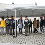 30.09.2019 Kielce.Wzgórze Zamkowe. Podsumowanie Międzyszkolnego Projektu Edukacyjnego pod tytułem „Tragizm wojny i okupacji” i otwarcie wystawy „Kielecki Wrzesień 1939 r.” / Jarosław Kubalski / Radio Kielce