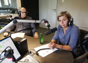 19.09.2019 Radio Kielce. Punkty Widzenia. Marek Sochacki - MONAR Kielce i Specjalista ds. Promocji Zdrowia Jadwiga Zapała / Jarosław Kubalski / Radio Kielce