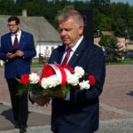 01.09.2019. Kunów. Obchody 80. rocznicy wybuchu II wojny światowej. Na zdjęciu: Jarosław Rusiecki - senator / Emilia Sitarska / Radio Kielce