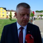 01.09.2019. Kunów. Obchody 80. rocznicy wybuchu II wojny światowej. Na zdjęciu: Jarosław Rusiecki - senator / Emilia Sitarska / Radio Kielce