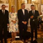26.09.2019. Warszawa. Gala finałowa konkursu „Lodołamacze”. Pierwszy z prawej: Robert Kotowski, dyrektor Muzeum Narodowego w Kielcach / Krzysztof Słoń