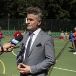 06.09.2019. Zgórsko. IV Wojewódzki Turniej w Boccie. Na zdjęciu: Krzysztof Słoń - senator PiS / Krzysztof Bujnowicz / Radio Kielce