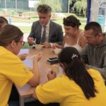 06.09.2019. Zgórsko. IV Wojewódzki Turniej w Boccie. Na zdjęciu: Krzysztof Słoń - senator PiS / Krzysztof Bujnowicz / Radio Kielce