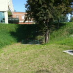 12.09.2019. Opatów. Droga prowadząca do mogiły z 1964 roku, gdzie ma pojawić się ścieżka / Emilia Sitarska / Radio Kielce