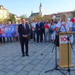 05.09.2019. Ostrowiec Św. Inauguracja kampanii wyborczej przez Andrzeja Kryja / Emilia Sitarska / Radio Kielce