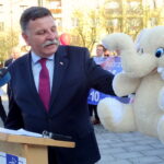 05.09.2019. Ostrowiec Św. Inauguracja kampanii wyborczej przez Andrzeja Kryja / Emilia Sitarska / Radio Kielce