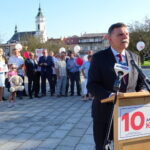 05.09.2019. Ostrowiec Św. Inauguracja kampanii wyborczej przez Andrzeja Kryja / Emilia Sitarska / Radio Kielce