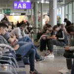 28.09.2019. Piłkarze Vive na lotnisku w Genewie / Arkadiusz Milcarz / Radio Kielce