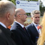 Kielce. 19.09.2019. Konferencja polityków PiS. Na zdjęciu od lewej: Jarosław Rusiecki – przewodniczący senackiej komisji Obrony Narodowej, Piotr Wawrzyk - wiceminister spraw zagranicznych, Krzysztof Słoń - senator / Wiktor Taszłow / Radio Kielce