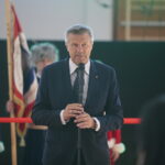 Kielce. 23.09.2019. Otwarcie Hali Sportowej. Na zdjęciu: Bogdan Wenta – prezydent miasta Kielce / Wiktor Taszłow / Radio Kielce