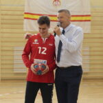 Kielce. 24.09.2019. Otwarcie Hali Sportowej przy III Liceum im. C. K. Norwida. Na zdjęciu: Bogdan Wenta – prezydent miasta Kielce / Wiktor Taszłow / Radio Kielce