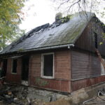 Kielce. 25.09.2019. Pożar pustostanu na ulicy Klonowej / Wiktor Taszłow / Radio Kielce