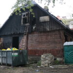 Kielce. 25.09.2019. Pożar pustostanu na ulicy Klonowej / Wiktor Taszłow / Radio Kielce