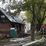 Kielce. 25.09.2019. Pożar pustostanu na ulicy Klonowej / Wiktor Taszłow / Radio Kielce