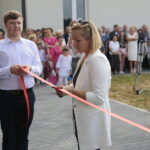 Wojewódzkie rozpoczęcie roku szkolnego. Na zdjęciu: Anita Jabłońska - przewodnicząca rady miejskiej w Chmielniku / Wiktor Taszłow / Radio Kielce