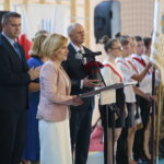 Wojewódzkie rozpoczęcie roku szkolnego. Na zdjęciu: przemawia Anna Krupka - poseł / Wiktor Taszłow / Radio Kielce