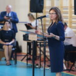 Wojewódzkie rozpoczęcie roku szkolnego. Na zdjęciu: Agata Wojtyszek - wojewoda świętokrzyski / Wiktor Taszłow / Radio Kielce