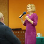 26.09.2019. Daleszyce. Spotkanie Anny Krupki, wiceminister sportu i turystyki z mieszkańcami gminy / Wiktor Taszłow / Radio Kielce