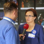 Kielce. Międzynarodowy Salon Przemysłu Obronnego. Na zdjęciu wojewoda świętokrzyski, Agata Wojtyszek / Wiktor Taszłow / Radio Kielce