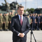 MSPO. Briefing prasowy. Mariusz Błaszczak - minister obrony narodowej / Wiktor Taszłow / Radio Kielce