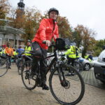 28.09.2019. Kielce. VII Pielgrzymka Rowerowa na Święty Krzyż. Ks. biskup Marian Florczyk / Wiktor Taszłow / Radio Kielce