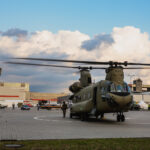 MSPO. Przylot śmigłowców / Wiktor Taszłow / Radio Kielce