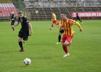 28.09.2019. Kielce. Derby regionu świętokrzyskiego. Korona II Kielce - KSZO Ostrowiec / Wiktor Taszłow / Radio Kielce