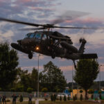 MSPO. Przylot śmigłowców / Wiktor Taszłow / Radio Kielce