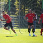 Trening Korony Kielce / Wiktor Taszłow / Radio Kielce
