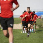 Trening Korony Kielce / Wiktor Taszłow / Radio Kielce