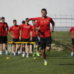 Trening Korony Kielce / Wiktor Taszłow / Radio Kielce