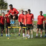 Trening Korony Kielce / Wiktor Taszłow / Radio Kielce