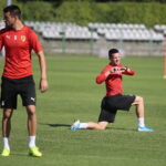 Trening Korony Kielce / Wiktor Taszłow / Radio Kielce