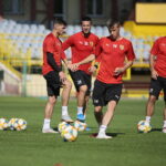 Trening Korony Kielce / Wiktor Taszłow / Radio Kielce