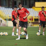 Trening Korony Kielce / Wiktor Taszłow / Radio Kielce