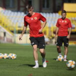 Trening Korony Kielce / Wiktor Taszłow / Radio Kielce