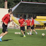 Trening Korony Kielce / Wiktor Taszłow / Radio Kielce