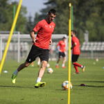 Trening Korony Kielce / Wiktor Taszłow / Radio Kielce