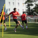 Trening Korony Kielce / Wiktor Taszłow / Radio Kielce