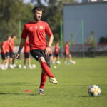 Trening Korony Kielce / Wiktor Taszłow / Radio Kielce